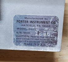 Load image into Gallery viewer, Porter MXR-1 Cabinet Mounted Flowmeter